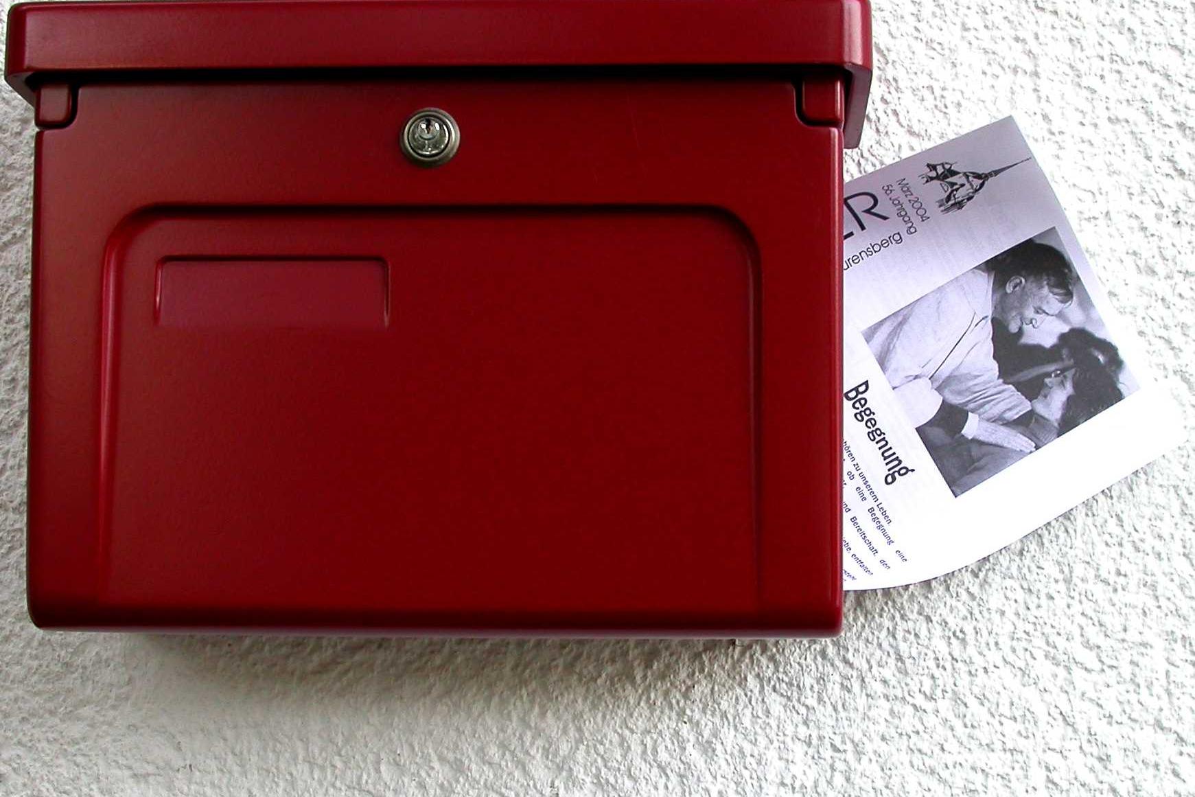 Briefkasten (c) Jürgen Damen, Pfarrbriefservice.de Briefkasten (c) Jürgen Damen, Pfarrbriefservice.de